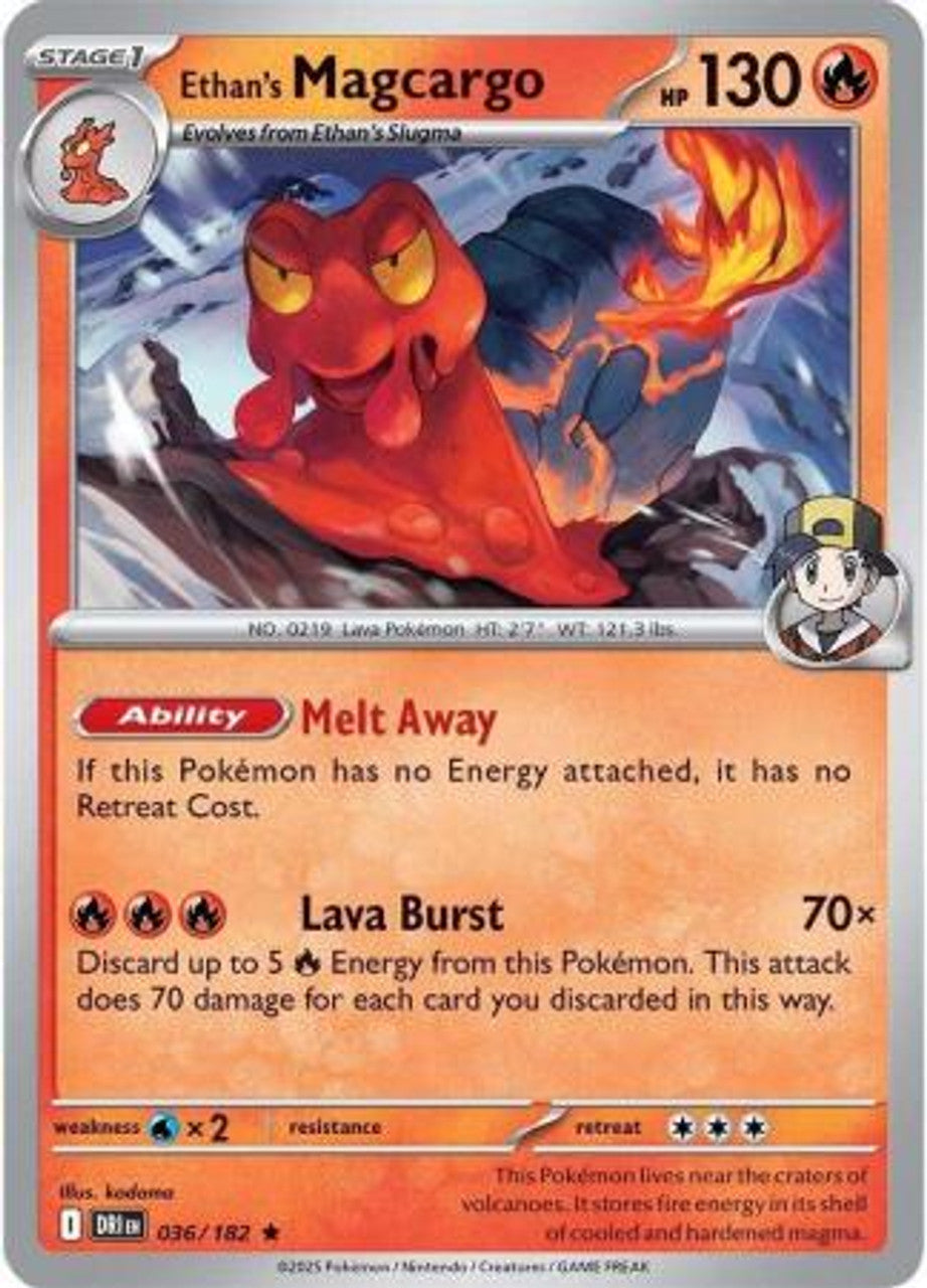 Ethan's Magcargo 036 - SV Destined Rivals (Holo)