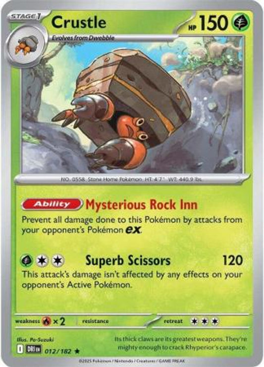 Crustle 012 - SV Destined Rivals (Holo)
