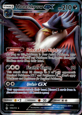 Honchkrow GX (Half Art) - SM Unbroken Bonds 109/214