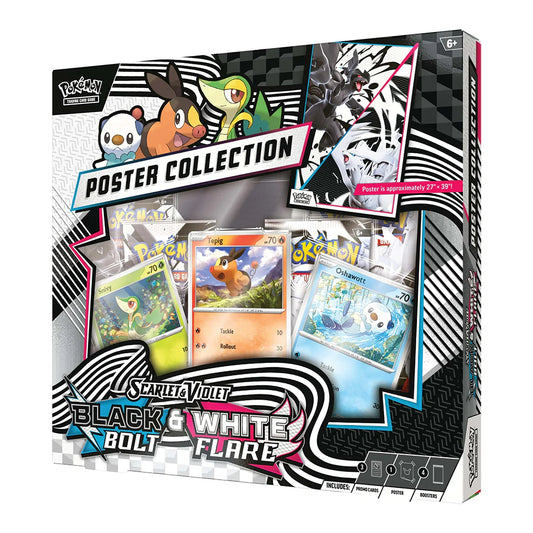 Black Bolt & White Flare Unova Poster Collection