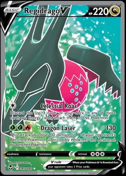 Regidrago V 183 - Silver Tempest