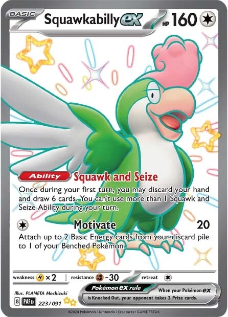 Squawkabilly EX (Full Art Ultra Rare)