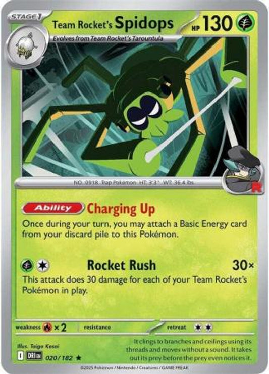 Team Rocket’s Spidops 020 - SV—Destined Rivals (Holo)