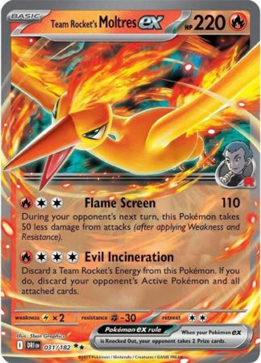 Team Rocket’s Moltres ex - SV Destined Rivals 031/182