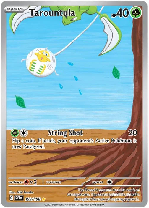 Scarlet & Violet (Base Set) 199/198 Tarountula (Illustration Rare)